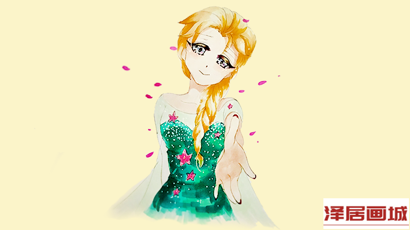 艾莎公主的画法.png