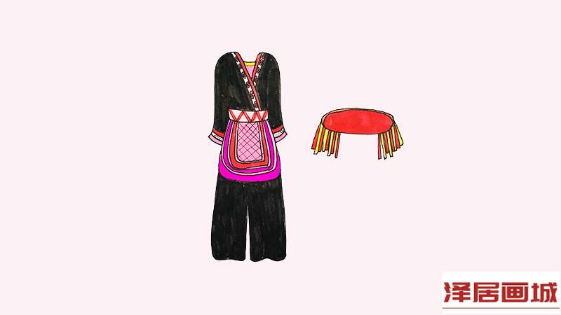 瑶族服饰简笔画.jpg