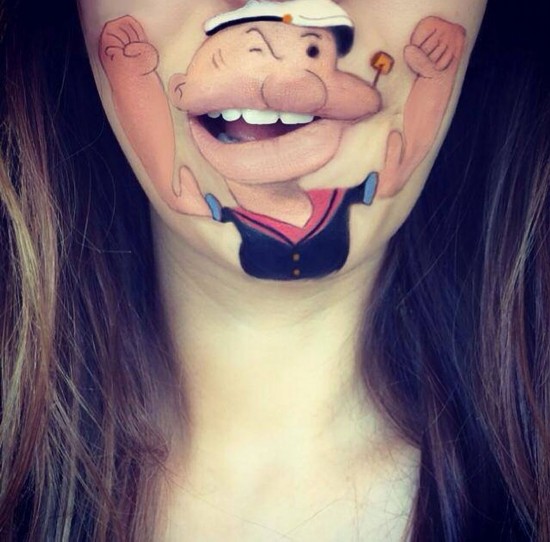 嘴唇画