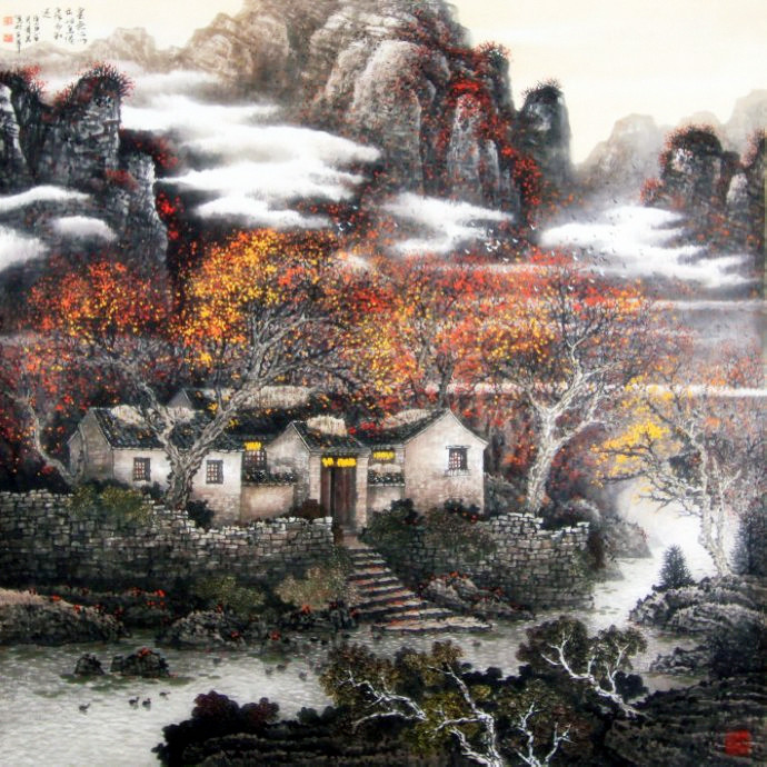 赵景岩中国画