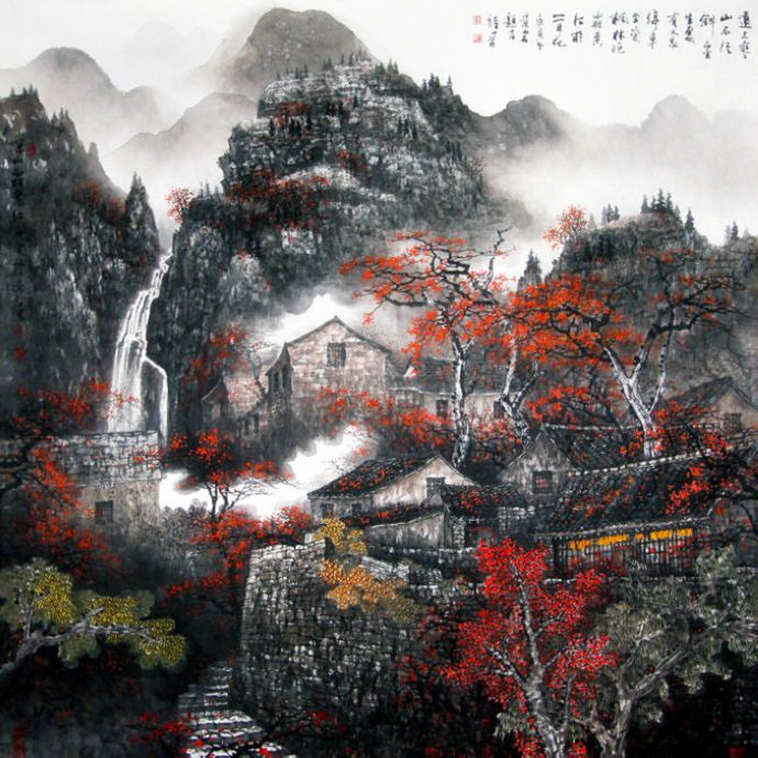 赵景岩中国画