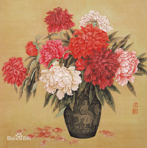 王天胜工笔画作品