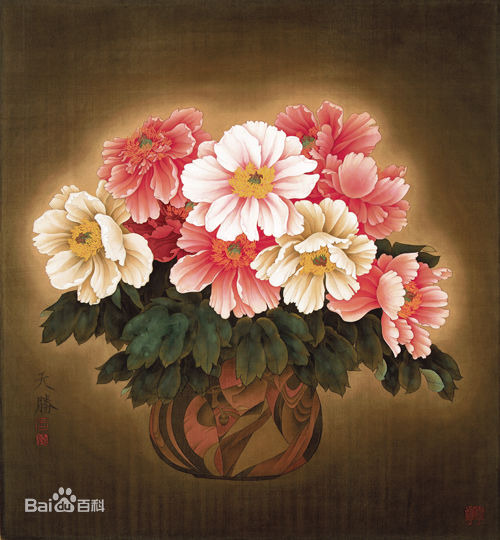 王天胜工笔画作品