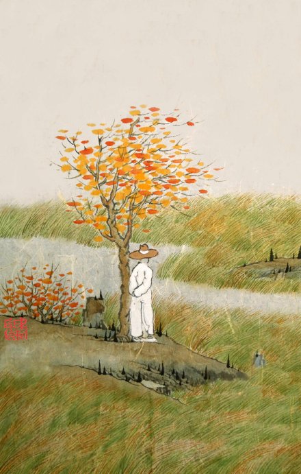 老树画画的作品""