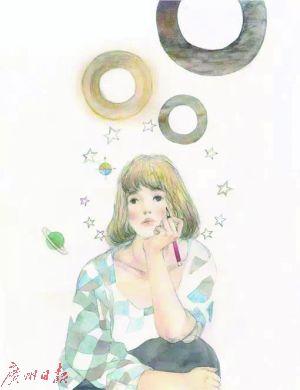漫画家阮筠庭画中的“大人女子”