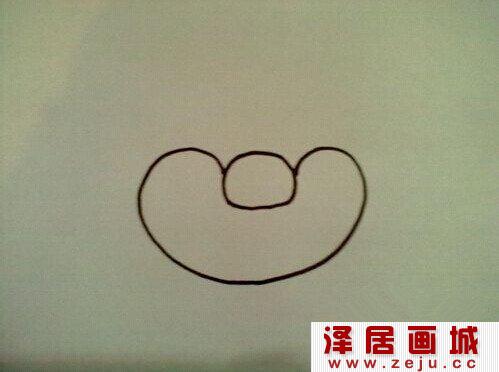 儿童学画圣诞老人