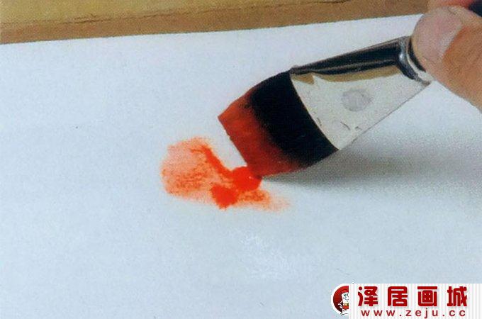 水彩画基本涂色方法：水彩画渗化法图文教程17