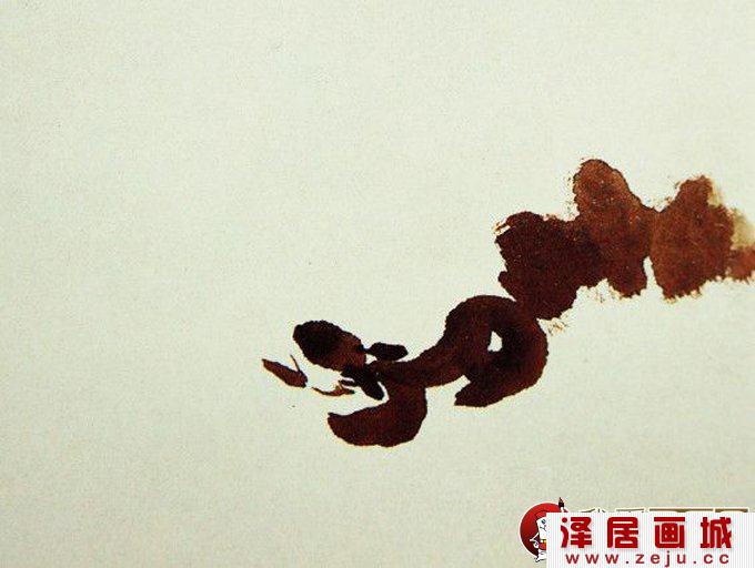 国画写意松鼠的绘画教程步骤（3）
