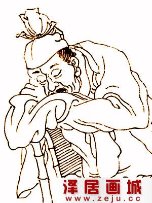 宋代画家赵昌像