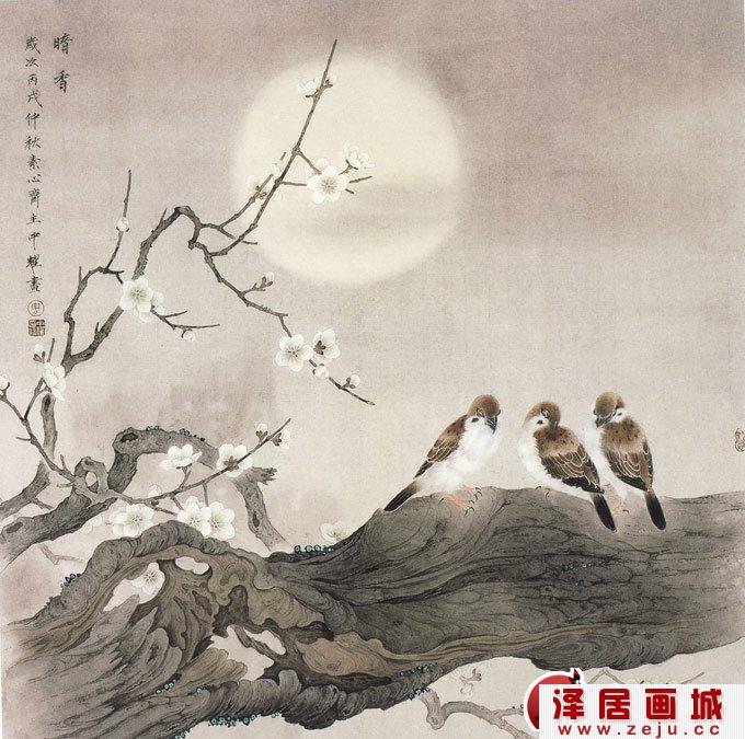 中国花鸟画图片欣赏