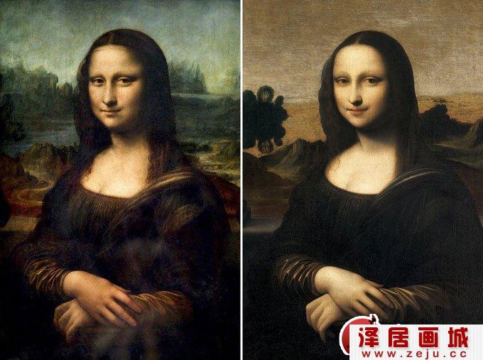 达芬奇《蒙娜丽莎》和《艾尔沃斯蒙娜丽莎》