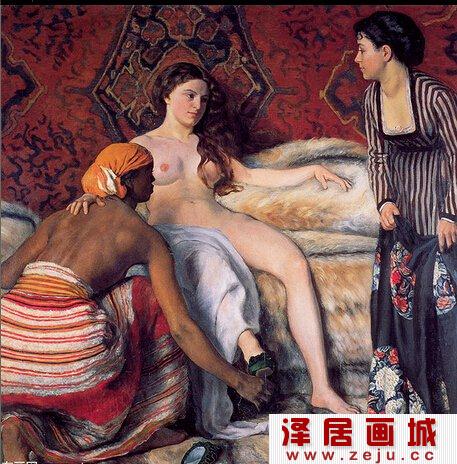 雷德里克油画作品：晨妆