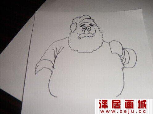 一起画画——圣诞老人的画法