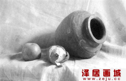 素描静物