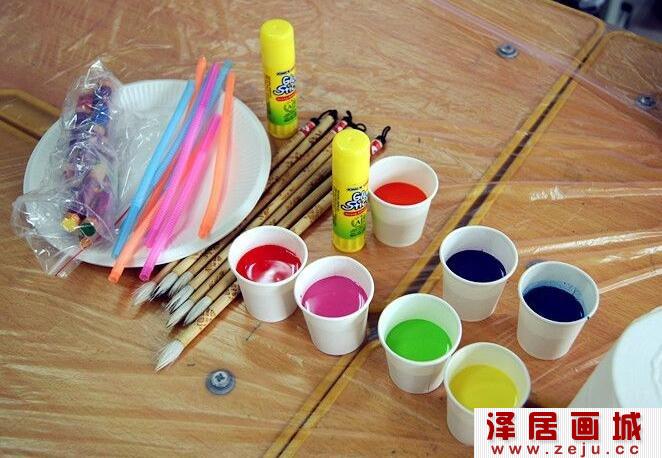 幼儿园吹画活动教学工具