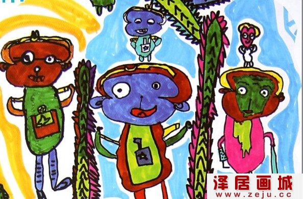 孙悟空儿童画