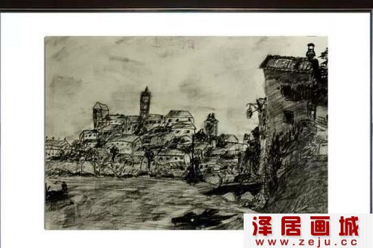 儿童风景速写作品
