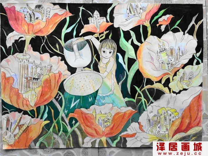 第六届我是动漫王海选优秀儿童画作品4