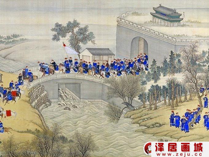 康熙南巡图局部高清大图