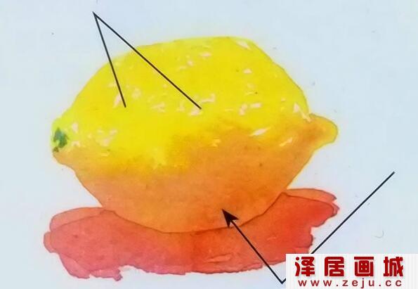 柠檬水彩画教程