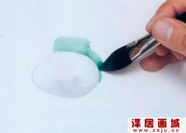 水彩画鸡蛋