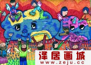 “地球一小时”儿童绘画