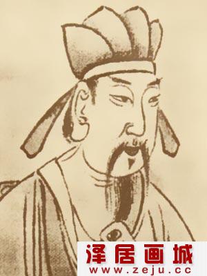 宋代画家王诜画像