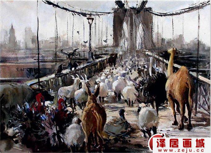 土耳其国际水彩艺术节水彩画作品（1）