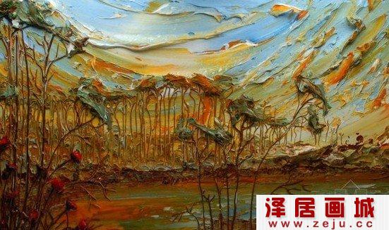 油画肌理制作