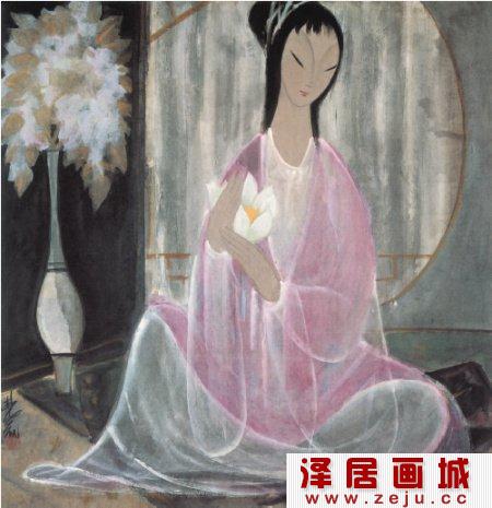 林风眠救母作品