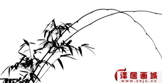 墨竹图片，墨竹的画法