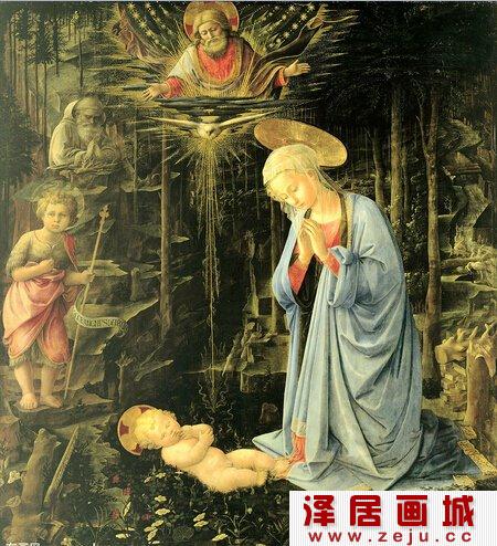 在森林的崇拜