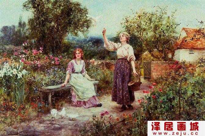 亨利约翰耶德金风景画