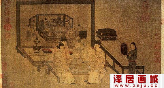 重屏会棋图