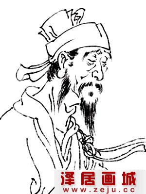 李成画像_北宋初期著名水墨山水画家