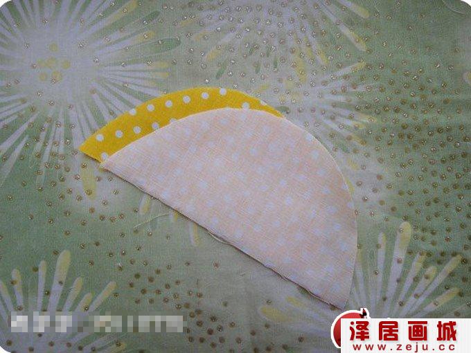 DIY布艺教程:手工制作梅花手袋的全过程（2）