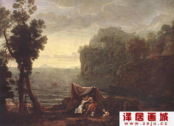 《有Acis 和 Galathe的风景》
