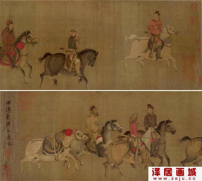 耶律倍《东丹王出行图》高清完整大图