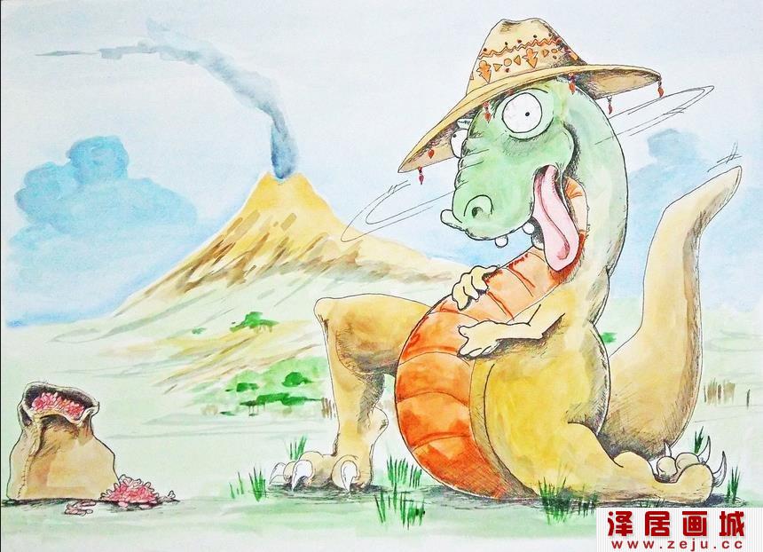 恐龙儿童画