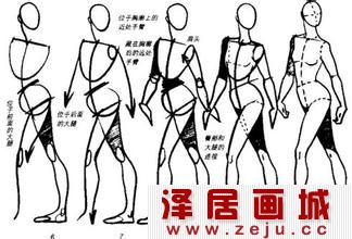 速写人物的要点