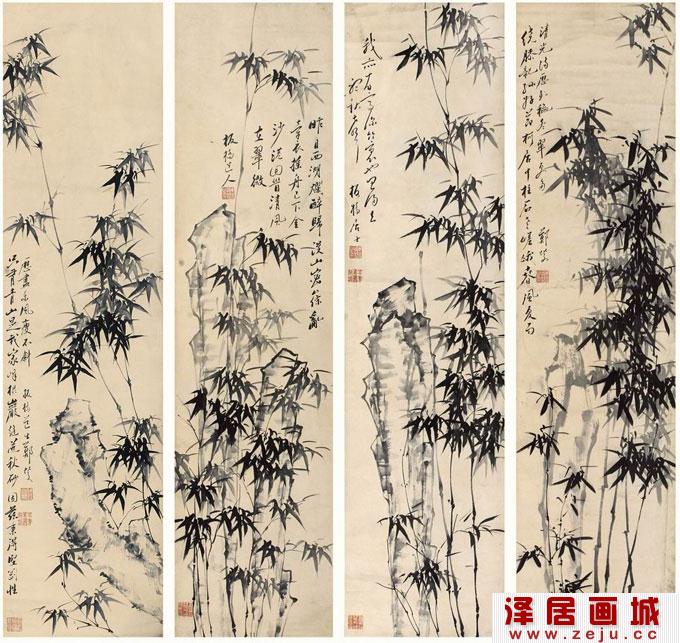 郑板桥的墨竹