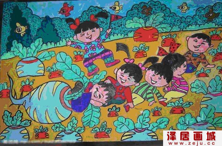 第六届我是动漫王海选优秀儿童画作品3