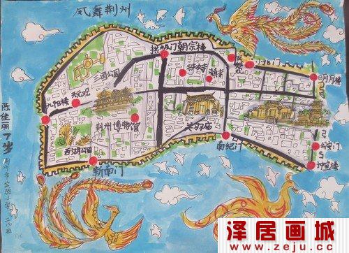 《凤舞荆州》（荆州市沙市区实验小学 陈佳丽 指导老师：曾老师）-二等奖