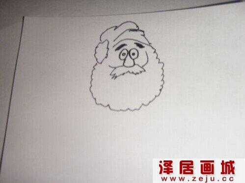 跟我学画画——圣诞老人的画法
