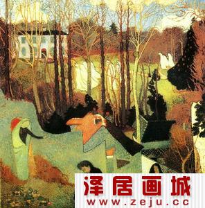 莫尼斯油画：复活节的早晨