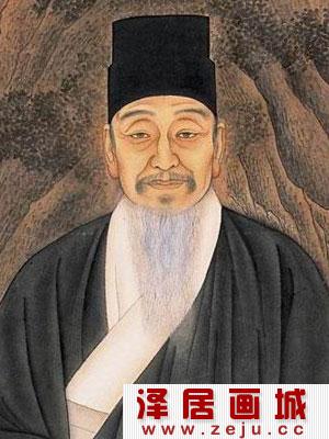 范宽，北宋画家范宽画像