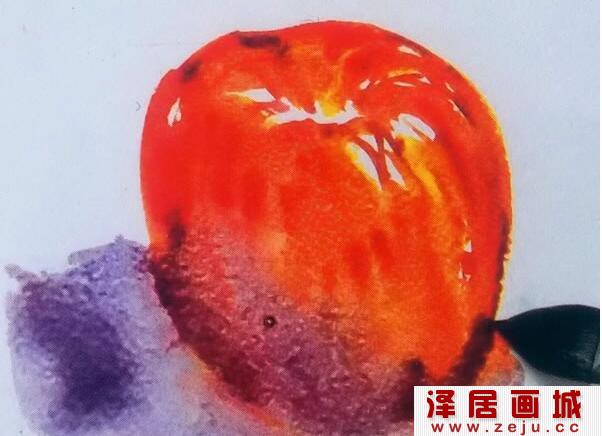 水彩画苹果教程详解