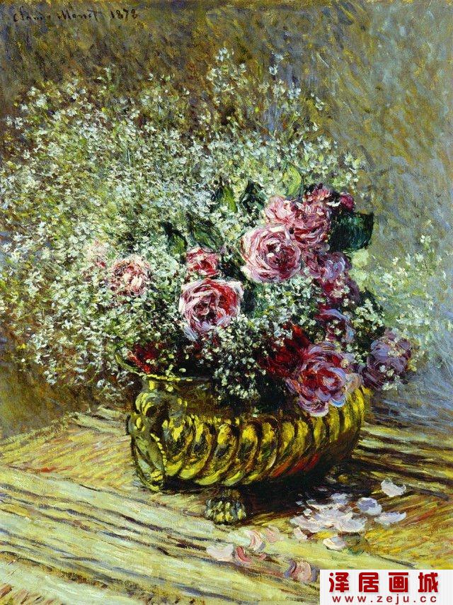 莫奈色彩静物画