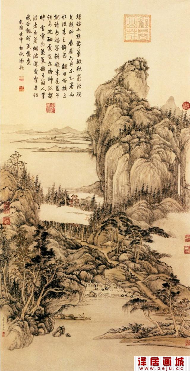 张宗苍山水画