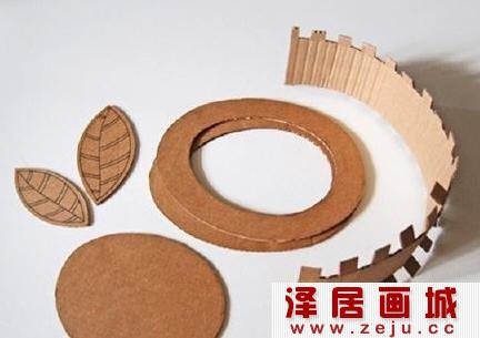 用瓦楞纸DIY玩具帽手工教程